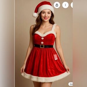 NWT sexy Santa dress from Eyeshadow brand. Cosplay. Holidays. Photo shoot, gift